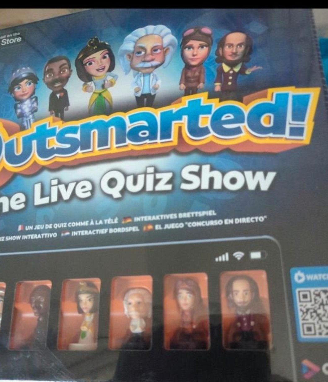 Outsmarted! The Live Quiz Show - Interactief Bordspel, Vijf spelers of meer, Ophalen of Verzenden, Nieuw