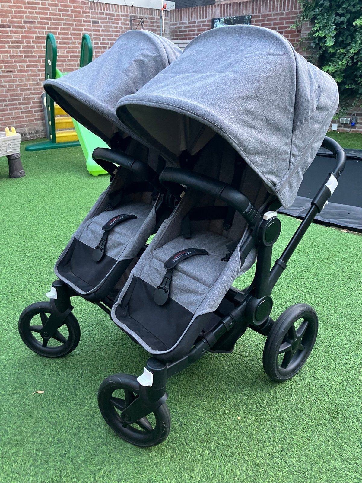 Bugaboo Donkey 3 Duo compleet met autostoeltjes, Kinderen en Baby's, Ophalen, Zo goed als nieuw, Combiwagen, Duowagen