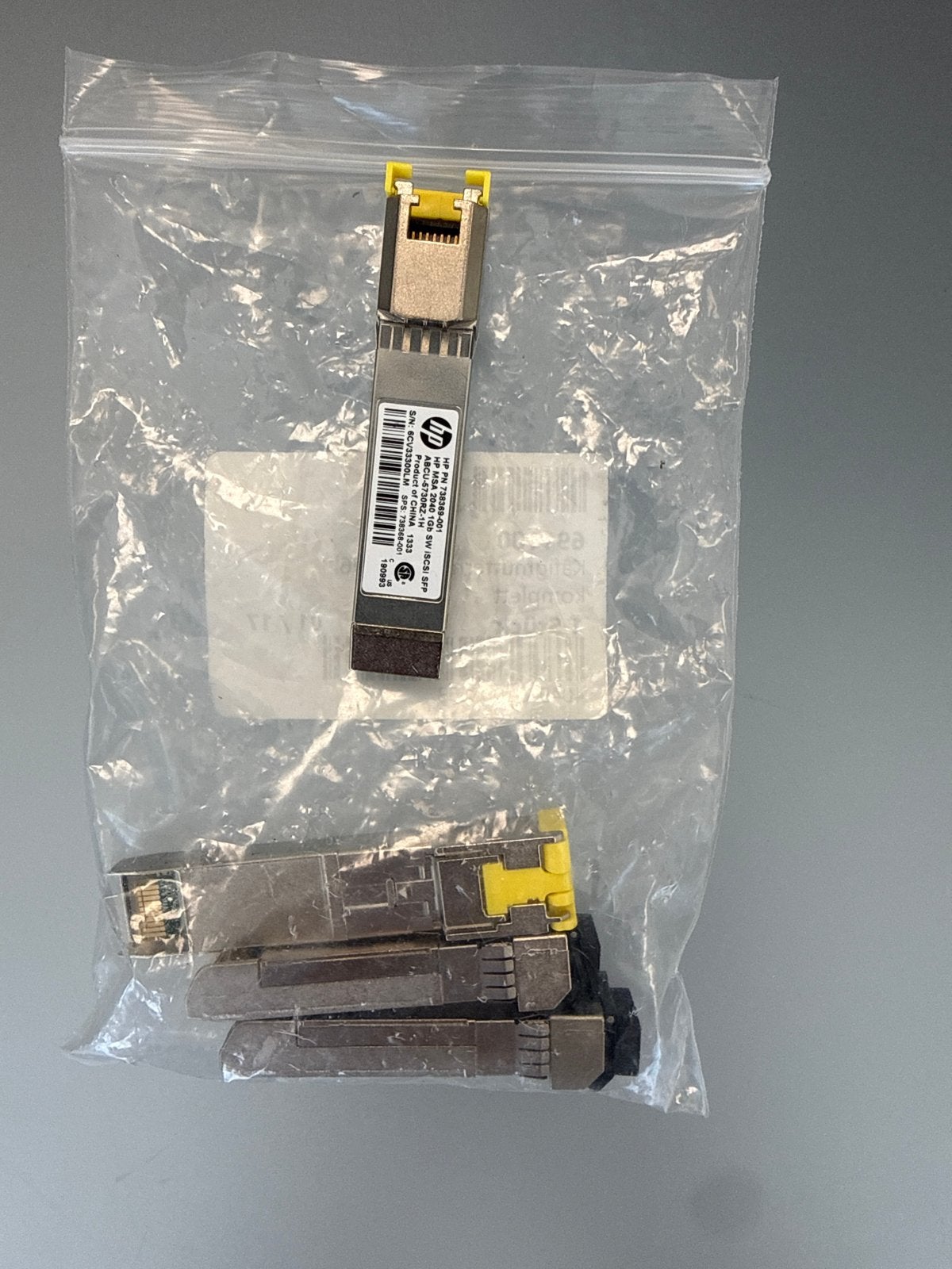 4x HP SFP Transceiver 1000Base-SX J4858C J4858B, Ophalen of Verzenden, Zo goed als nieuw