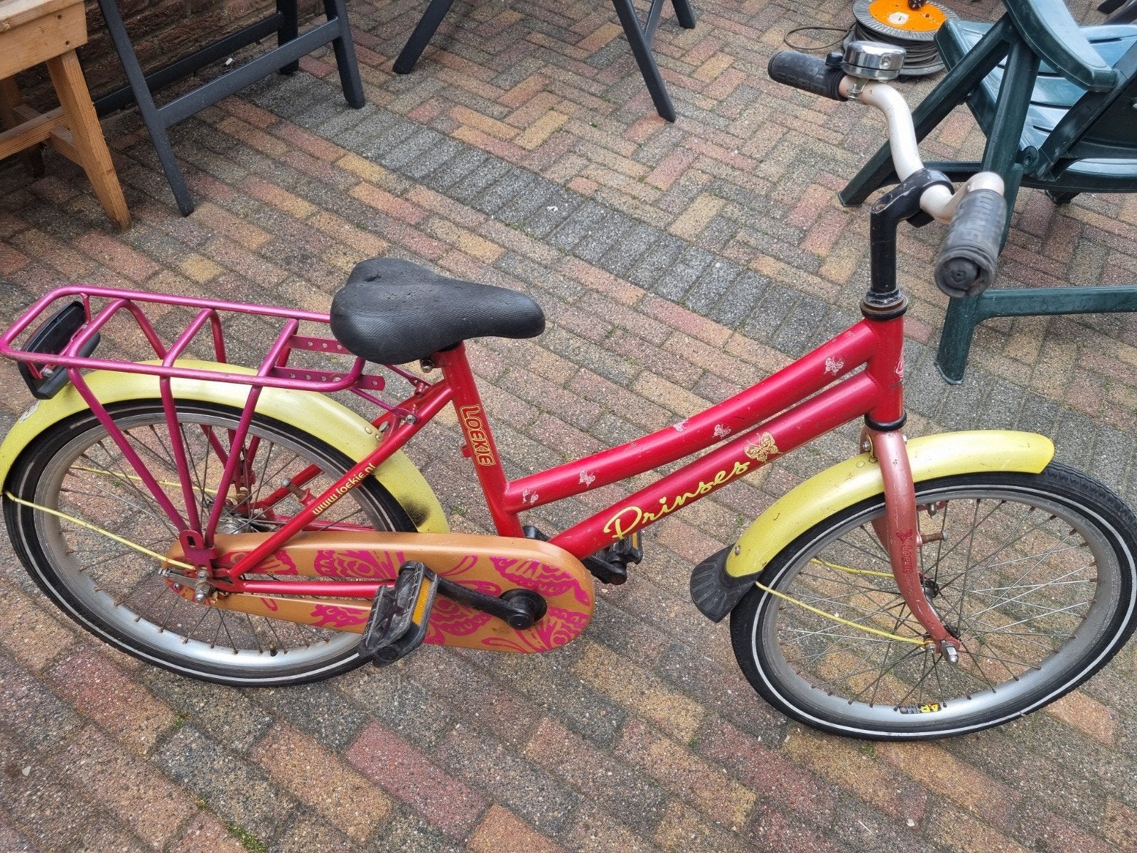 20 inch loekie fietsje, Ophalen, Terugtraprem, Gebruikt, Loekie