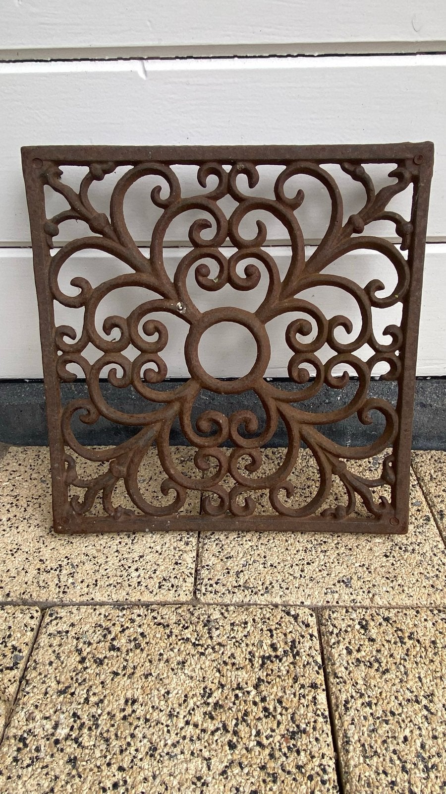 Decoratieve gietijzeren roosters (vierkant en rond), Ophalen of Verzenden