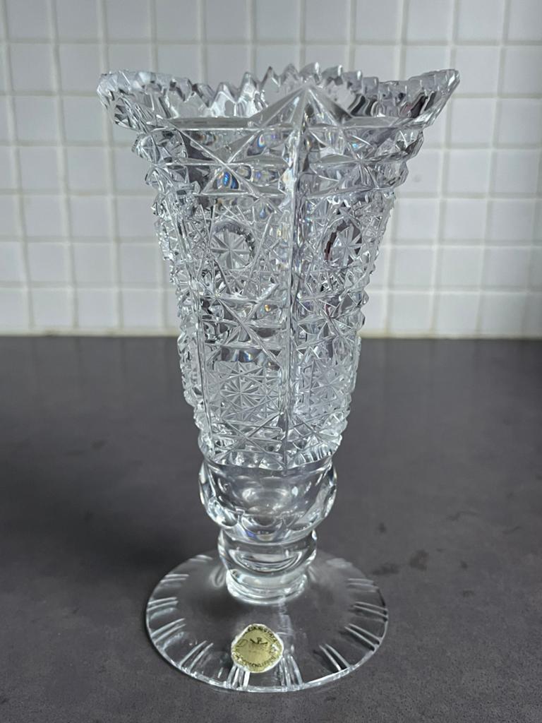 Vintage kristallen vaasje, Ophalen of Verzenden