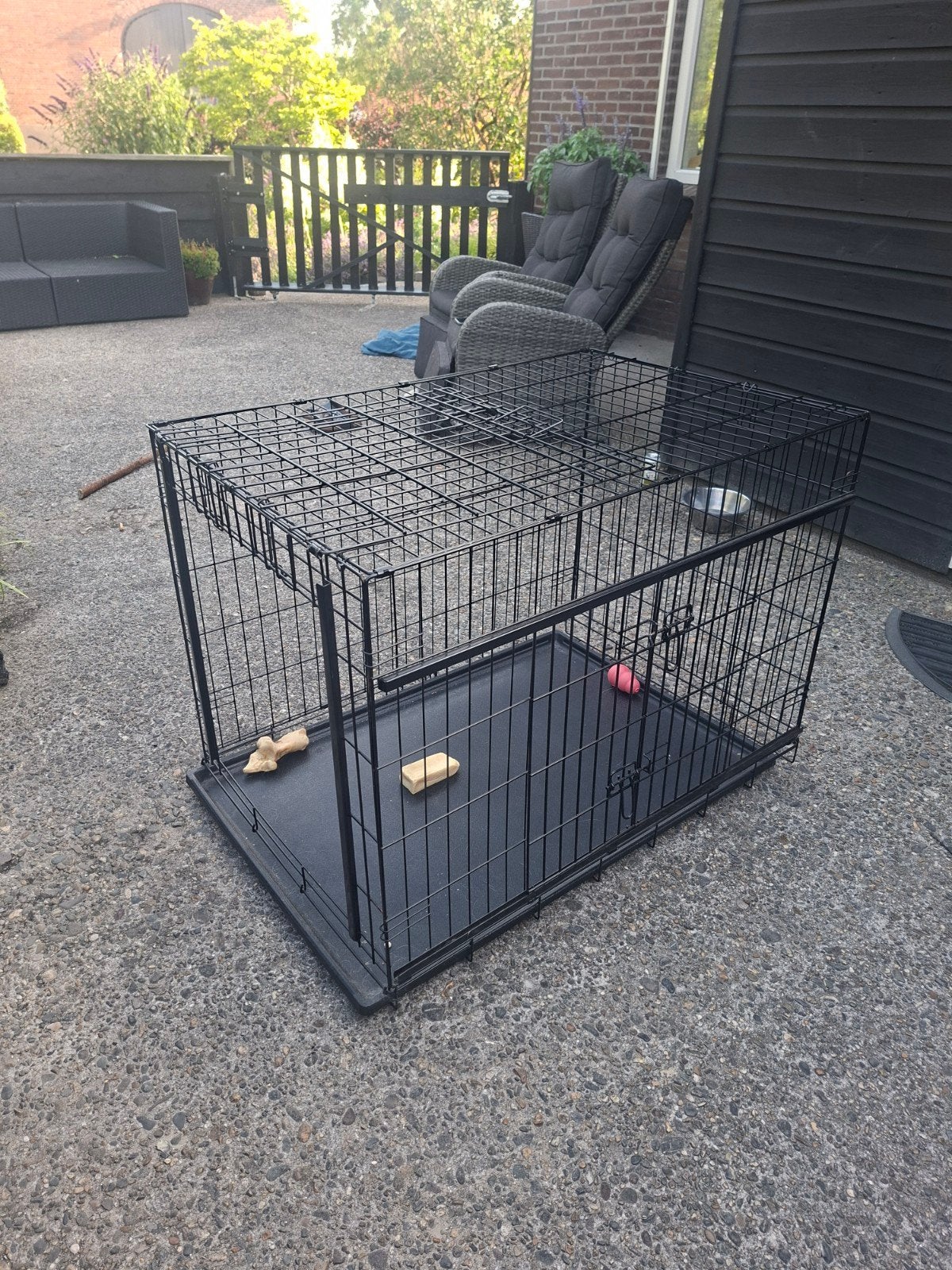 grote bench met schuifdeuren, Ophalen, Gebruikt