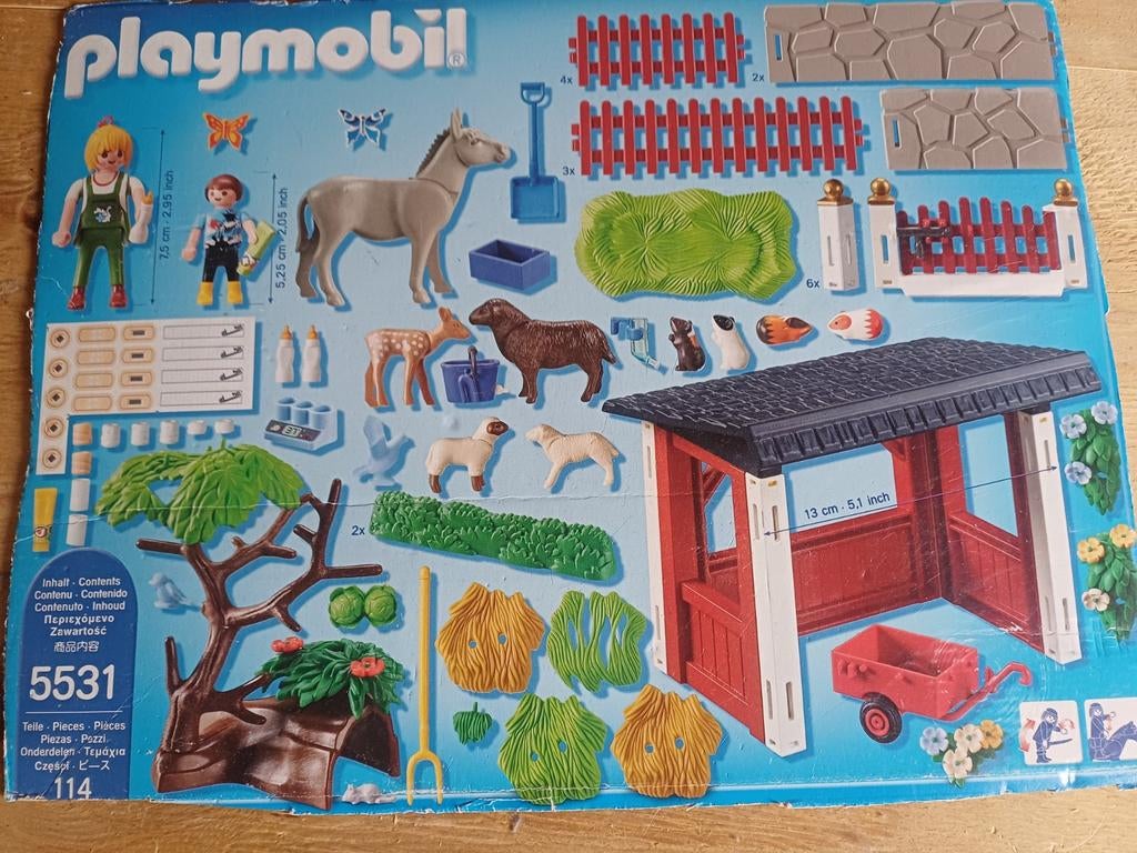 Playmobil 5531 Dierenverblijf, Ophalen of Verzenden, Zo goed als nieuw, Complete set
