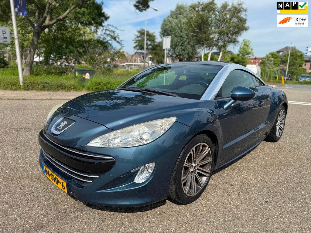 Peugeot RCZ 1.6 THP / dealer.onderhouden / airco / leder / n, Voorwielaandrijving, Euro 5, Gebruikt, Zwart