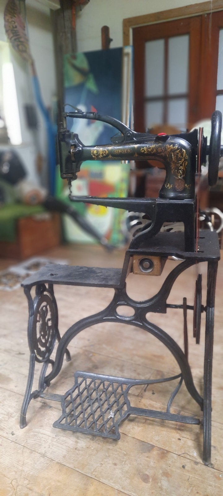Antieke Singer Schoenmaker Naaimachine - Industrieel, Ophalen, Gebruikt, Singer, Naaimachine