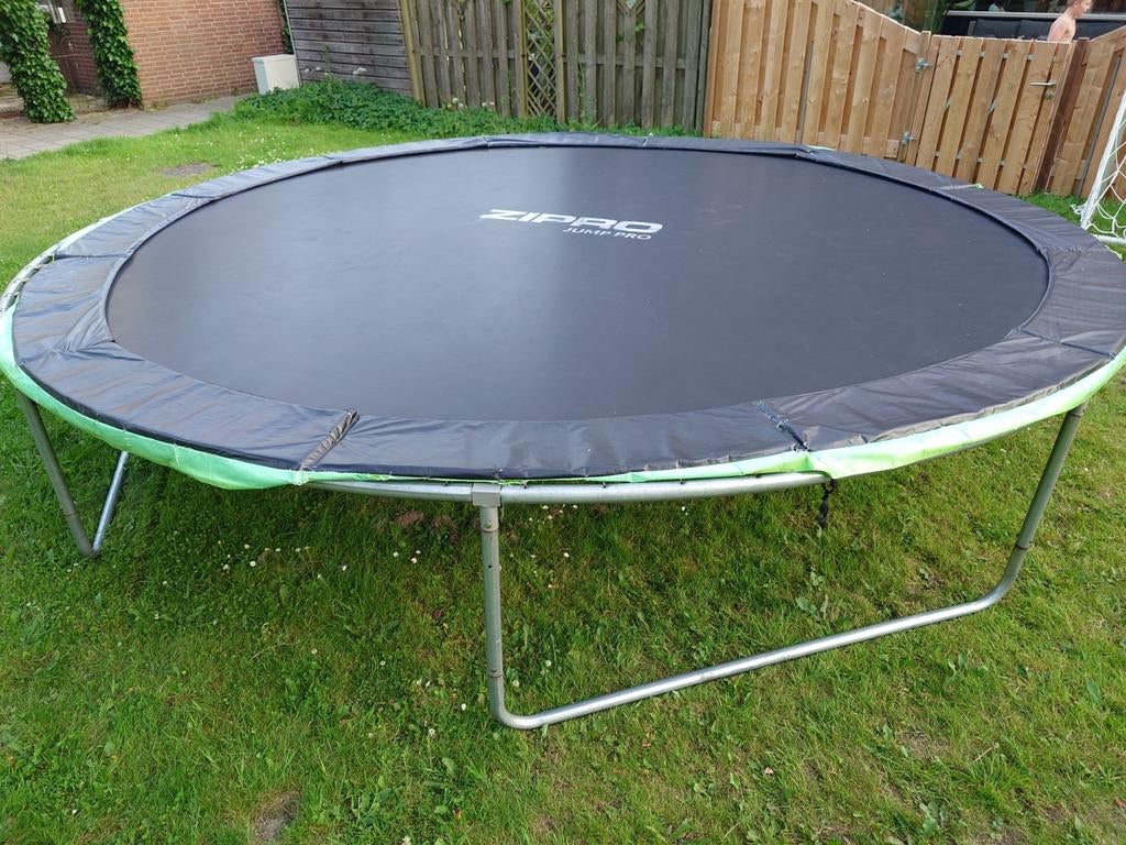 Trampoline Zipro Jump Pro 430 cm, Ophalen, Gebruikt