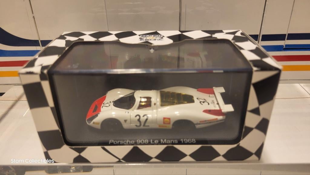 Ebbro Porsche 908 Le Mans - 1968, Overige merken, Auto, Ophalen of Verzenden, Zo goed als nieuw