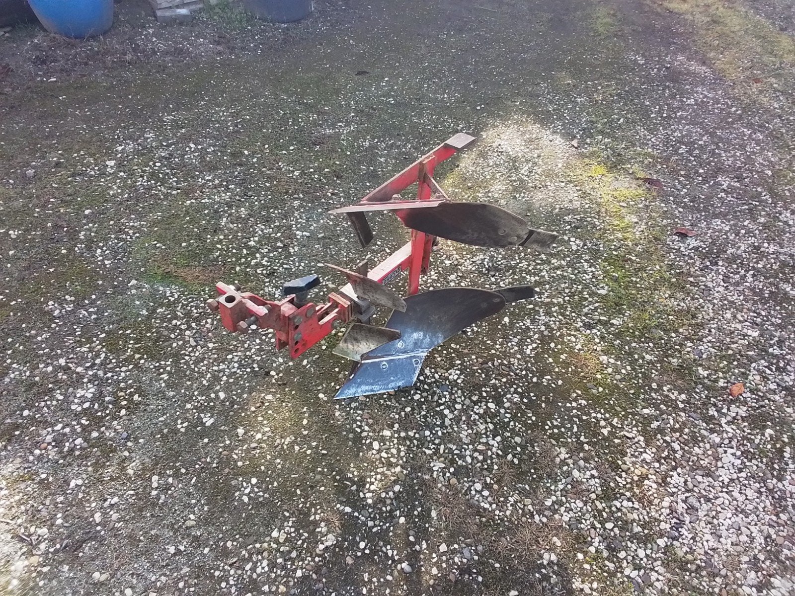 ploeg voor tuinfrees, Ophalen