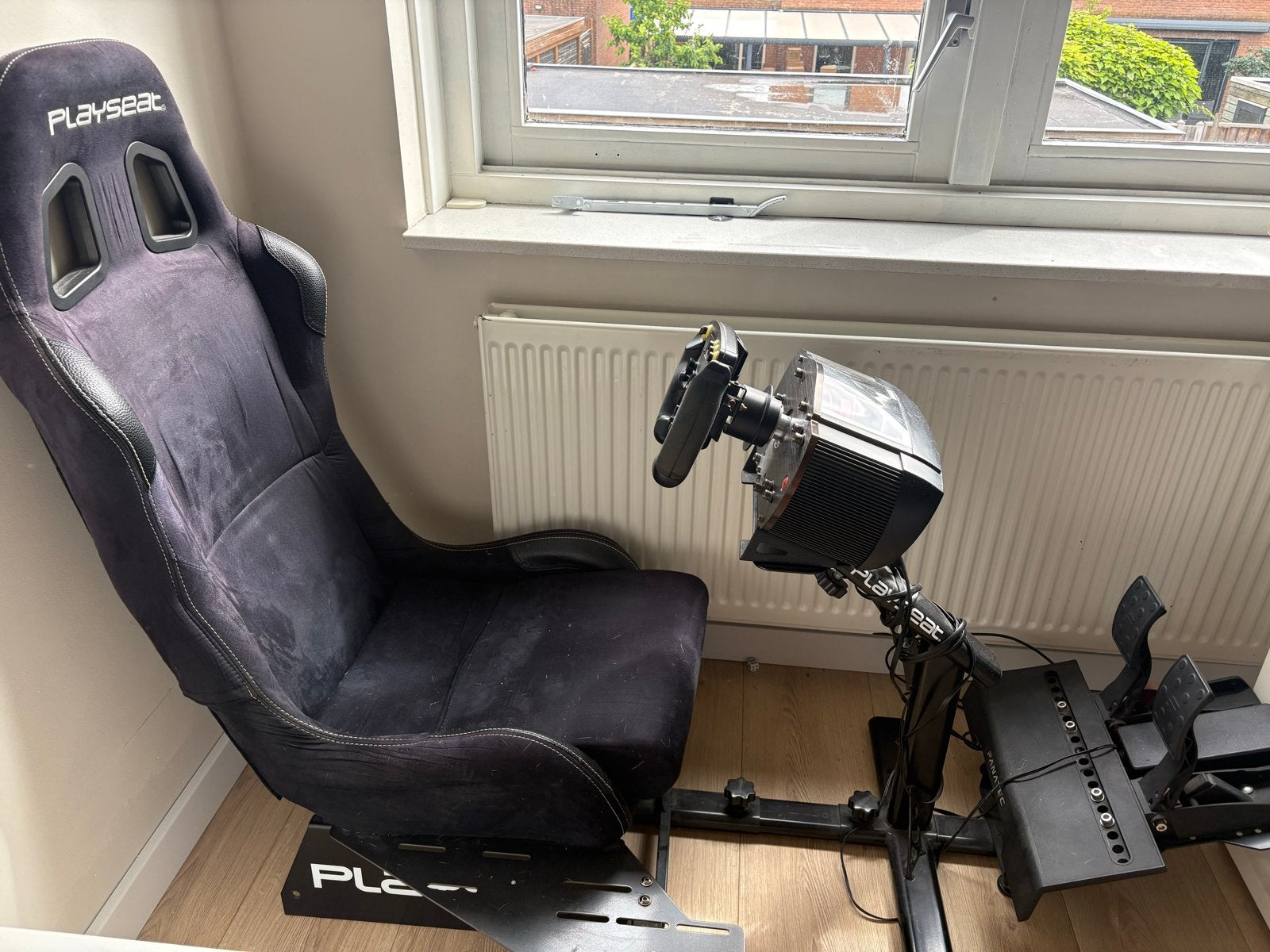 Fanatec racestuur en pedalen set (incl. Playseat), Ophalen, Overige merken, Zo goed als nieuw