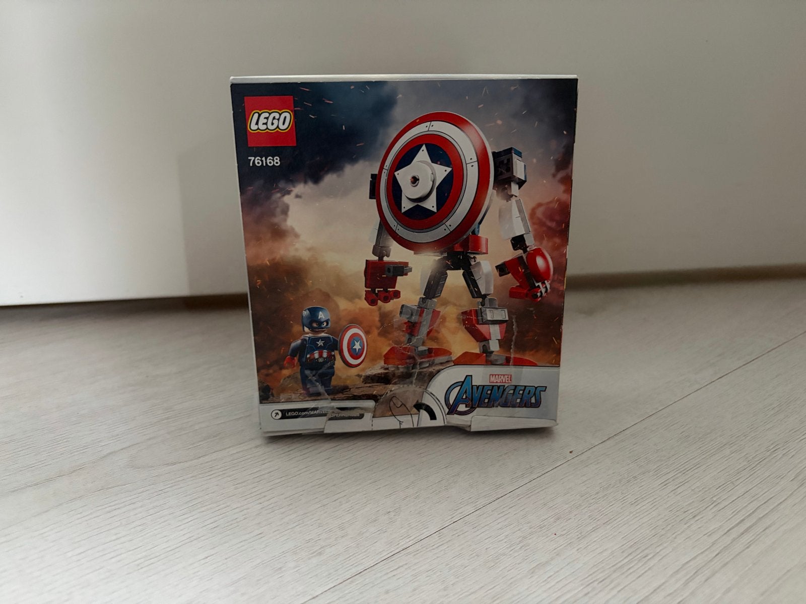 LEGO Marvel Avengers Captain America Mech - Set 76168, Marvel, Lego, Ophalen of Verzenden, Zo goed als nieuw