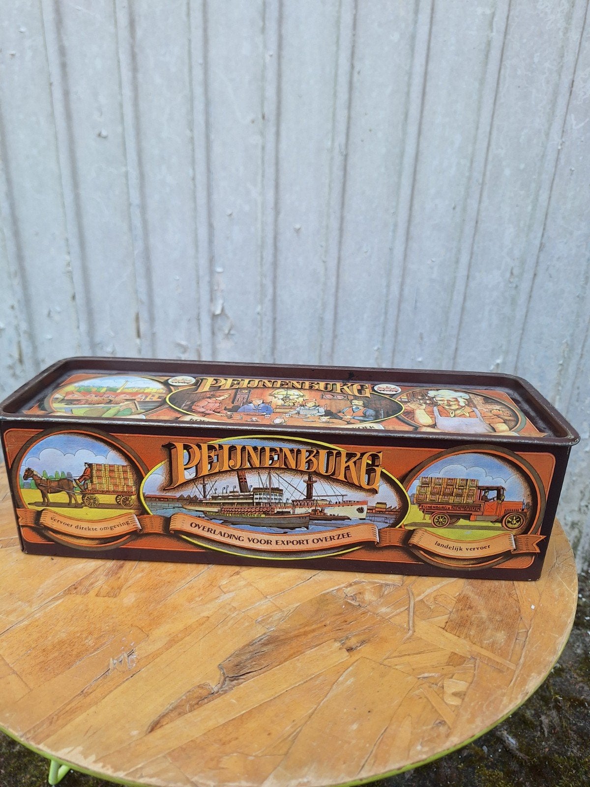 Peijnenburg koekblik, Ophalen of Verzenden, Gebruikt, Koek(jes), Overige merken