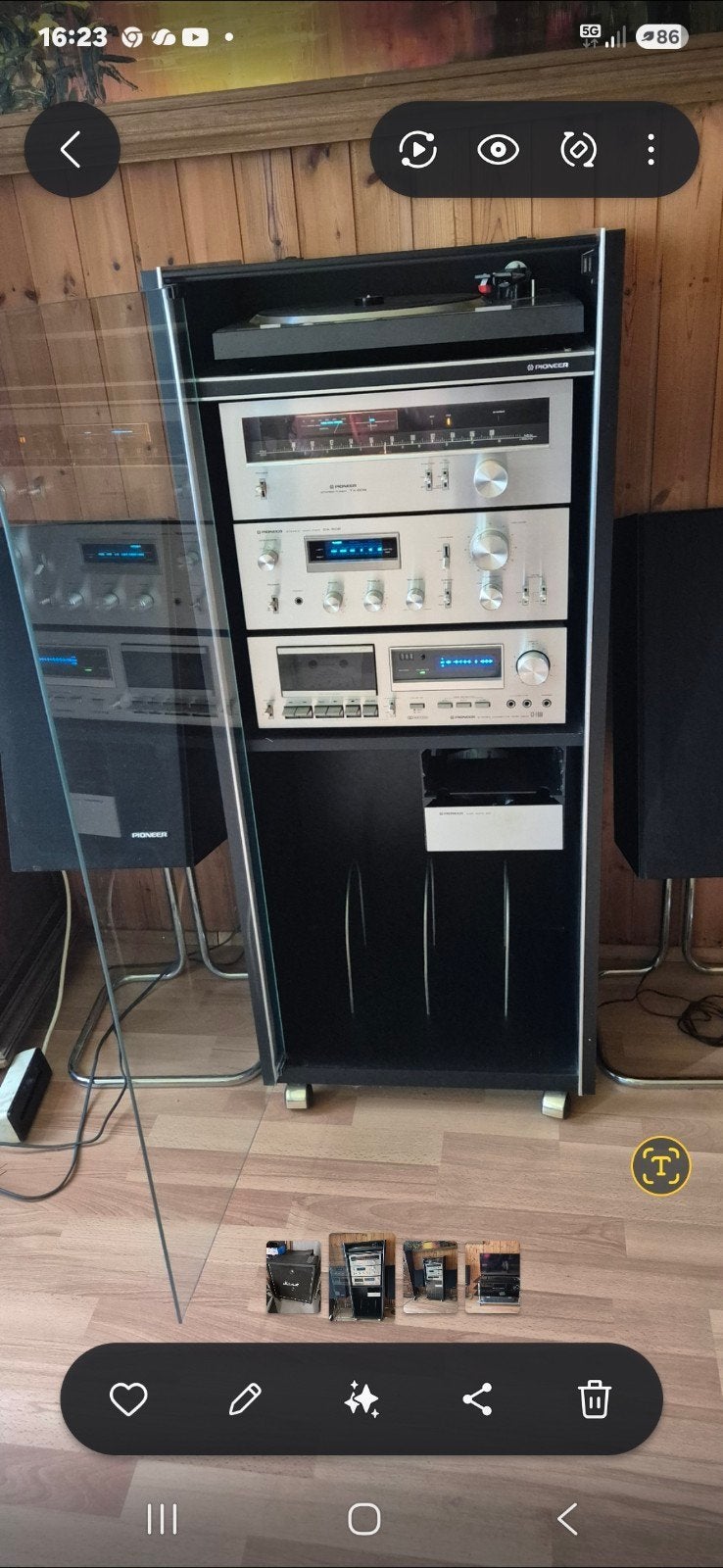 Pioneer Stereoset met platen, tuner, versterker, casset, Gebruikt, Losse componenten, Pioneer, Ophalen