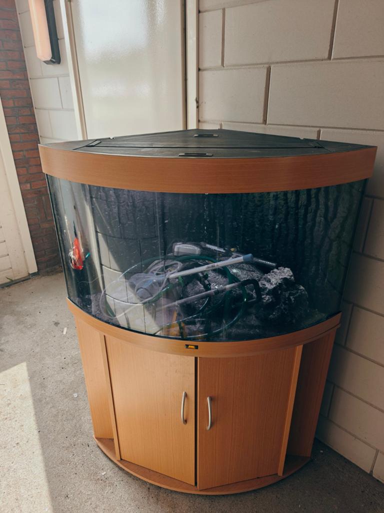 Juwel trigon 190 aquarium met onderkast compleet, Dieren en Toebehoren, Vissen | Aquaria en Toebehoren, Ophalen of Verzenden, Leeg aquarium