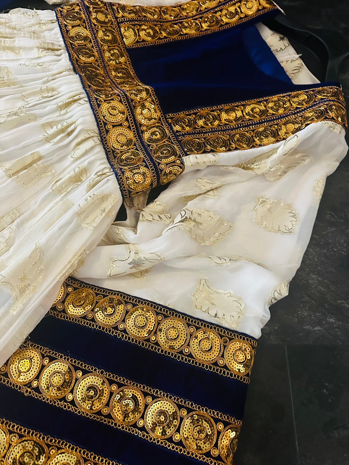 Afghaanse jurk, kalay afghani Maat M/L/ XL, Ophalen of Verzenden, Zo goed als nieuw, Maat 46/48 (XL) of groter, Overige typen