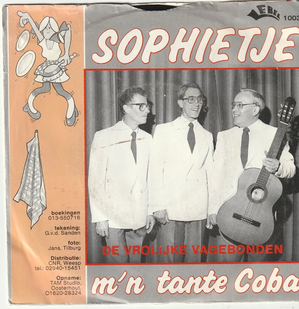 De vrolijke vagebonden sophietje vinyl single, Ophalen of Verzenden, Zo goed als nieuw, Nederlandstalig, Single