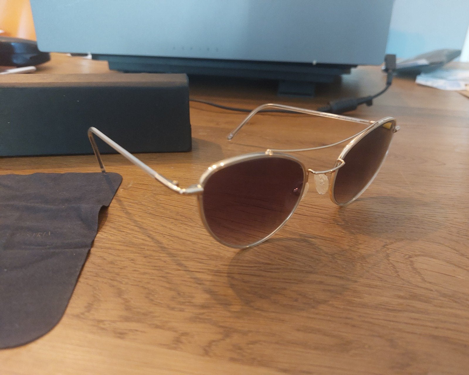 Andy Wolf Eyewear 4717 Verena R. Zonnebril Rosegoud, Ophalen of Verzenden