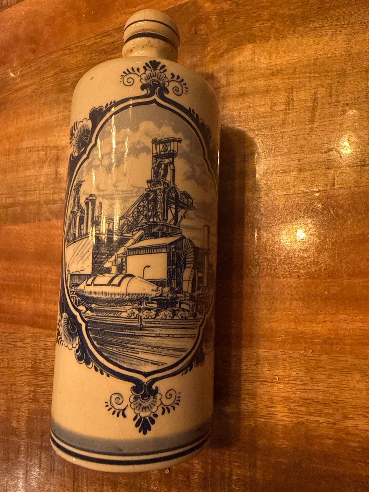 Delfts Blauw Corus fles Schoonhoven Keramiek Holland, Ophalen of Verzenden