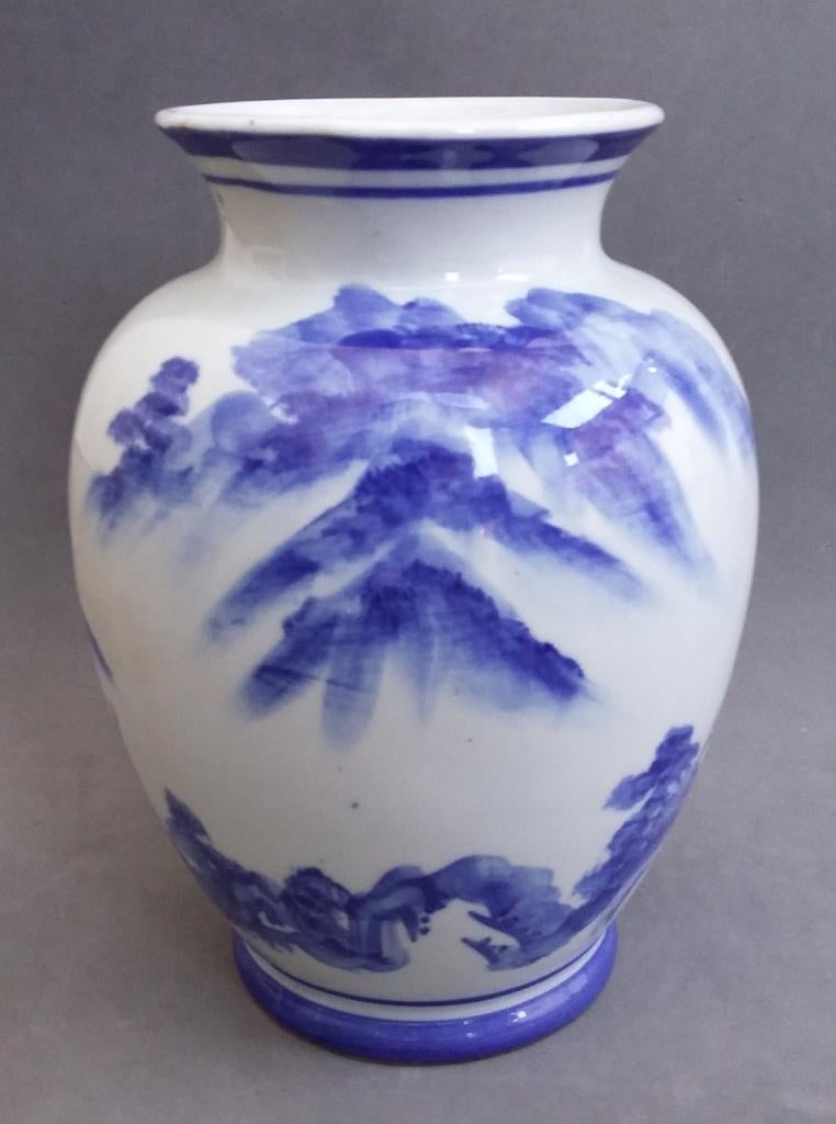20 ste eeuw Porseleinen Vaas China Japan Azië, Antiek en Kunst, Antiek | Porselein, Ophalen of Verzenden