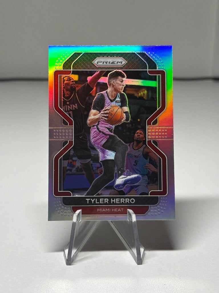 Panini Prizm NBA Tyler Herro silver Miami heat kaart, Ophalen of Verzenden, Zo goed als nieuw, Plaatje
