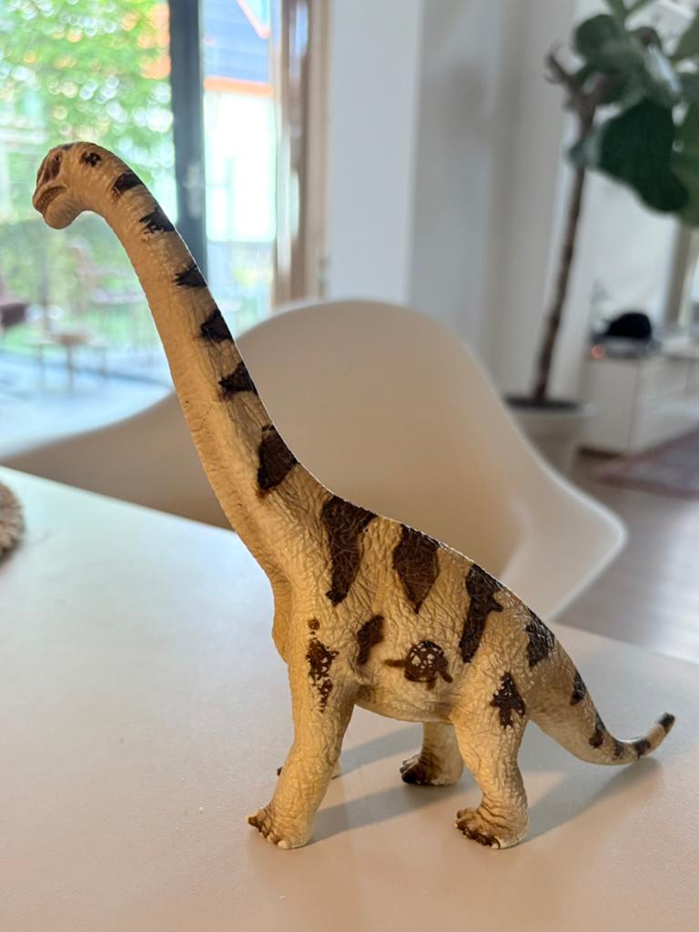 Schleich brachiosaurus, Ophalen of Verzenden, Zo goed als nieuw, Paard, Beeldje of Figuurtje