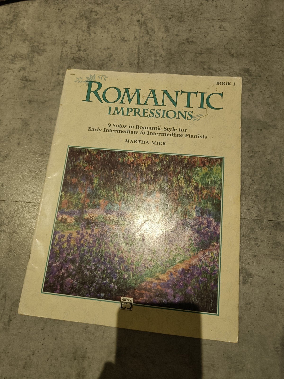 Pianoboek "Romantic Impressions" Martha Mier - 9 solo's, Muziek en Instrumenten, Gebruikt, Klassiek, Ophalen of Verzenden, Artiest of Componist