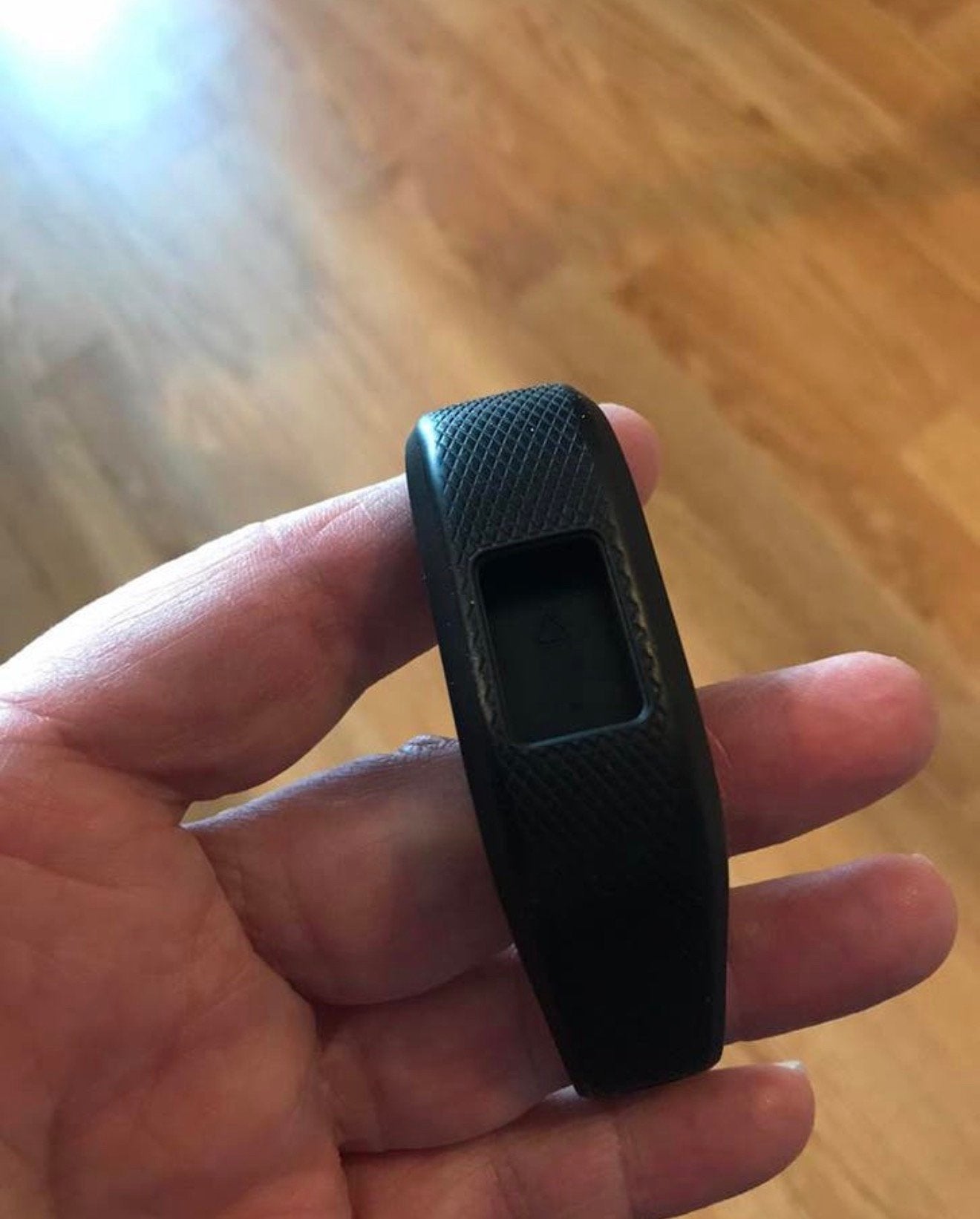 Garmin sport horloge houder bandje Fitbit rubber zwart, Verzenden, Zwart, Android