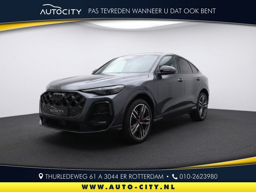 Audi Q5 Sportback 2.0 e-hybrid 55 quattro 367 pk Pano l 360, Auto's, Automaat, Gebruikt, Euro 6, 4 cilinders