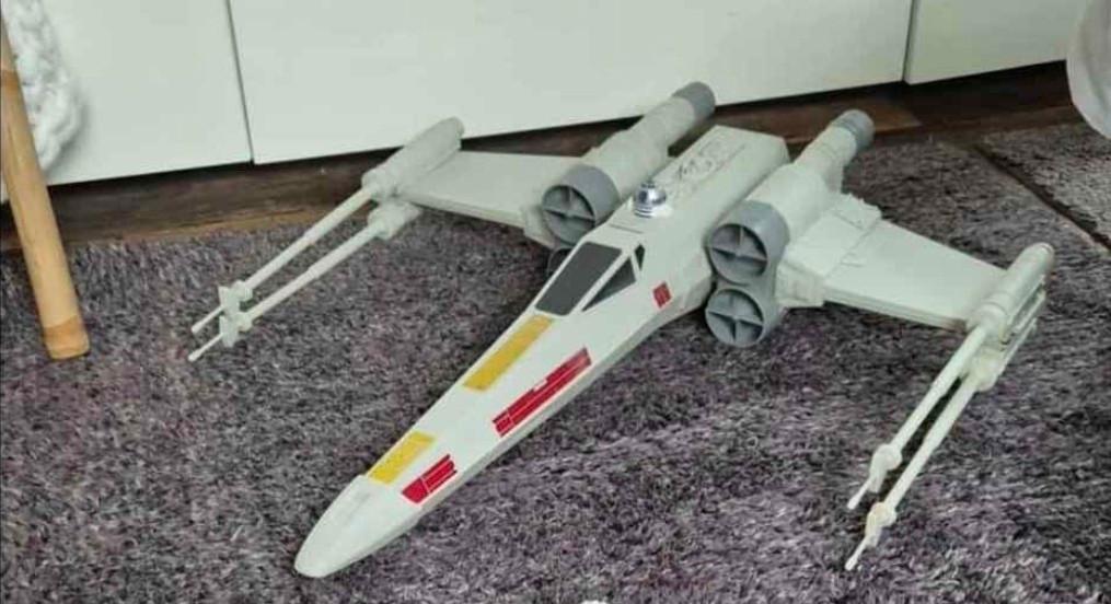 Star Wars X-Wing Fighter Speeder Speederbike Speeder, Ophalen of Verzenden, Gebruikt, Actiefiguurtje