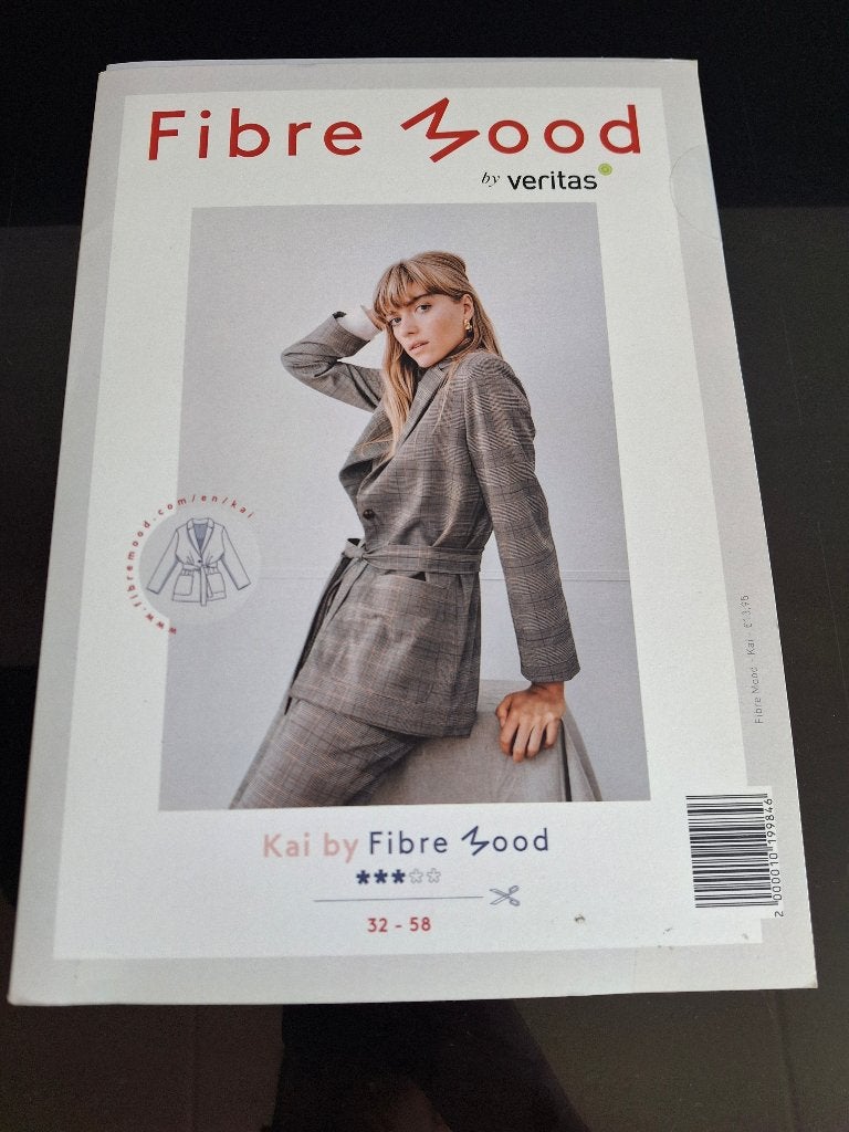 Fibre Mood Kai patroon - Blazer/Jasje (maten 32-58), Overige merken, Vrouw, Nieuw, Ophalen of Verzenden