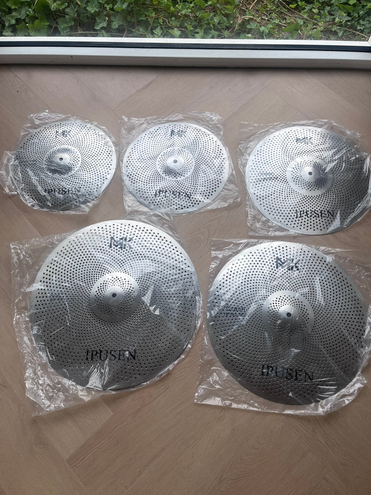 Mute cymbal set nieuw 14-16-18-20, Ophalen of Verzenden, Zo goed als nieuw, Drums of Percussie
