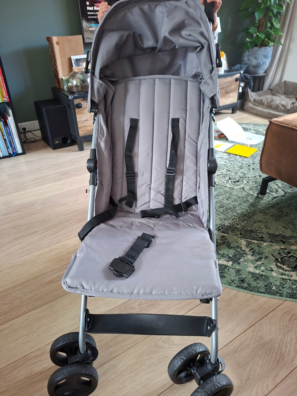 Prenatal buggy (paraplumodel) met optionele Steco drager, Ophalen, Gebruikt, Overige merken