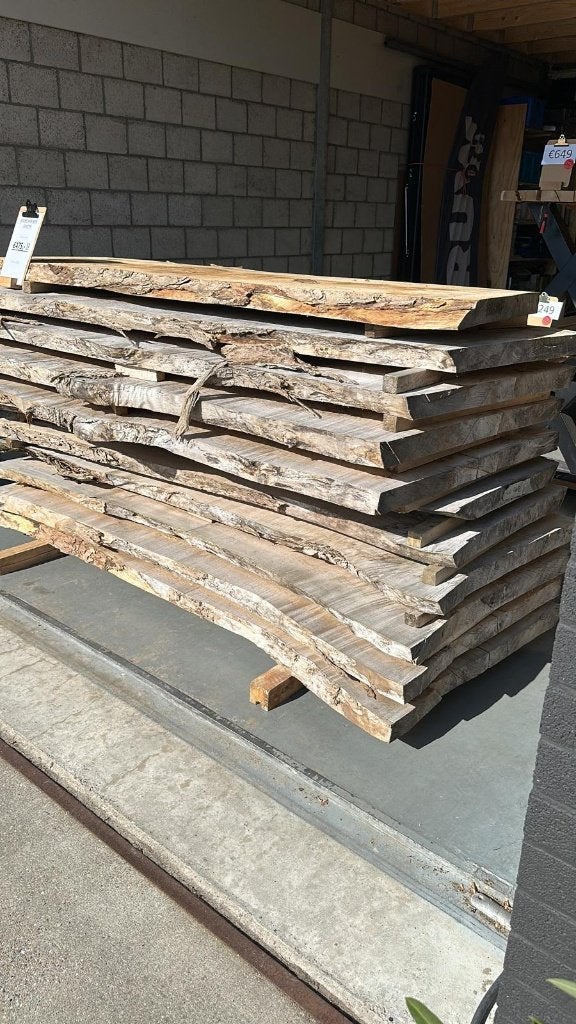 Esdoorn boomstambladen, Doe-het-zelf en Verbouw, Hout en Planken, Ophalen, Overige typen, Nieuw, 200 tot 250 cm