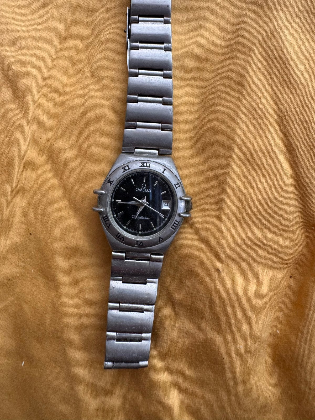 Vintage Omega Constellation Polshorloge - Staal, Staal, Met bandje, Polshorloge, Omega
