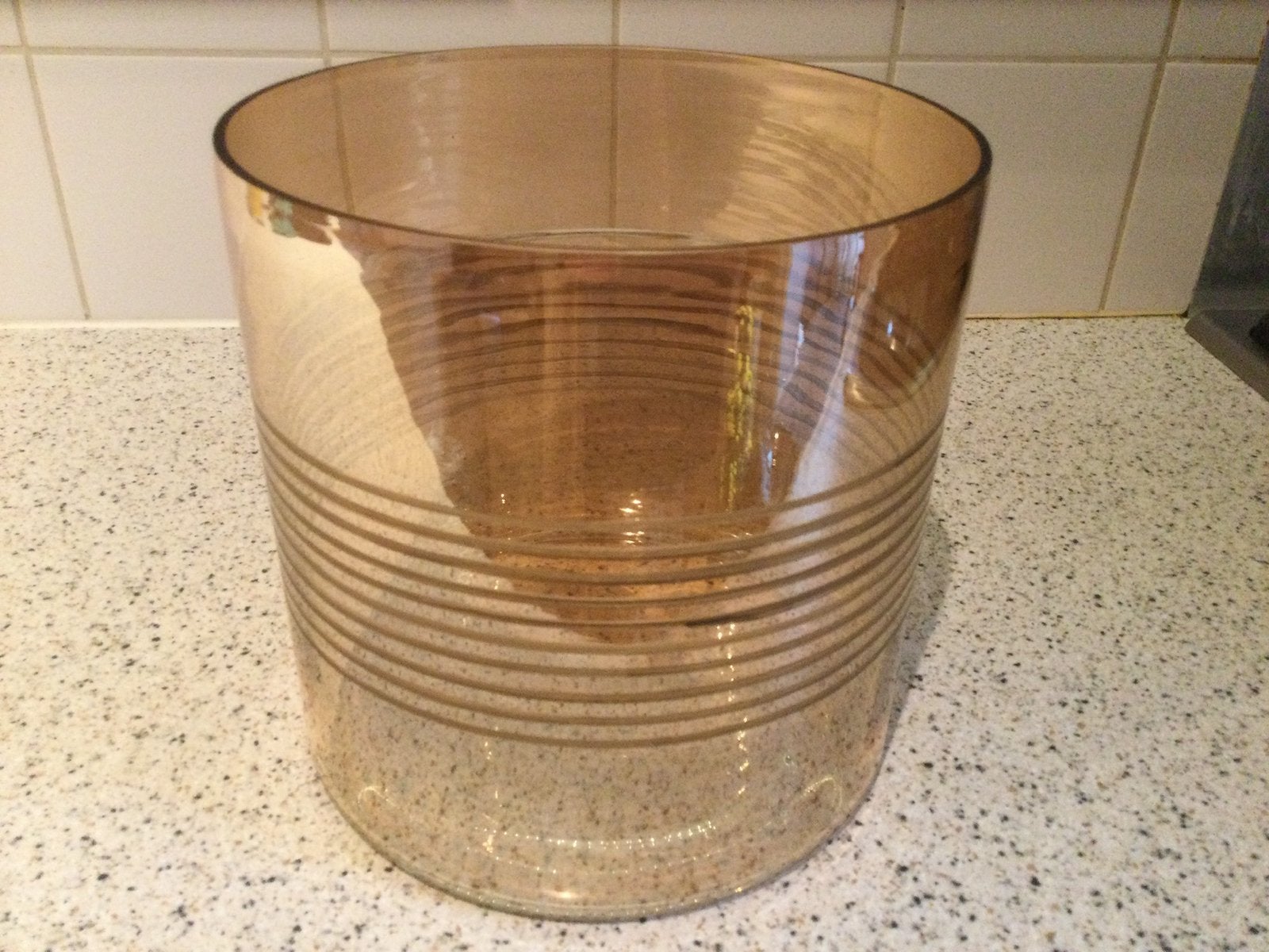 Glazen vazen, Ophalen of Verzenden, Overige kleuren, Glas, Minder dan 50 cm
