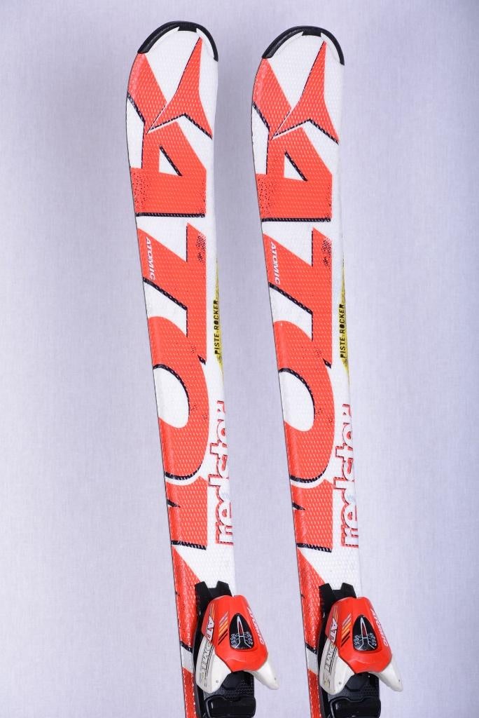 140 kinder ski's ATOMIC REDSTER, white, Gebruikt, 100 tot 140 cm, Ophalen of Verzenden, Carve