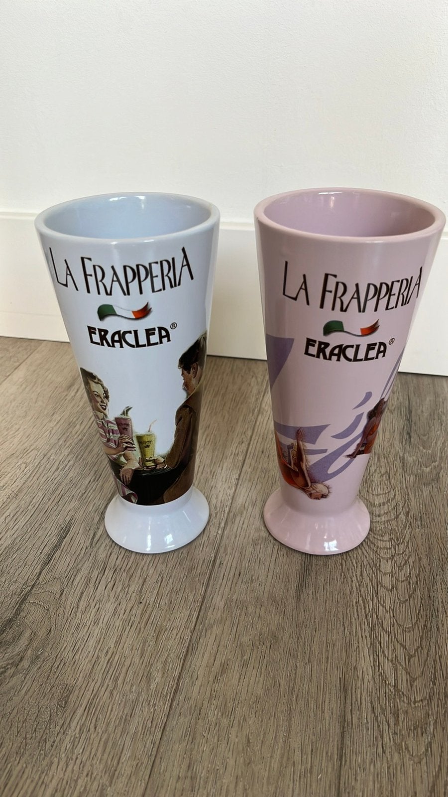 Eraclea milkshake bekers, Ophalen of Verzenden, Gebruikt, Overige merken, Overige typen