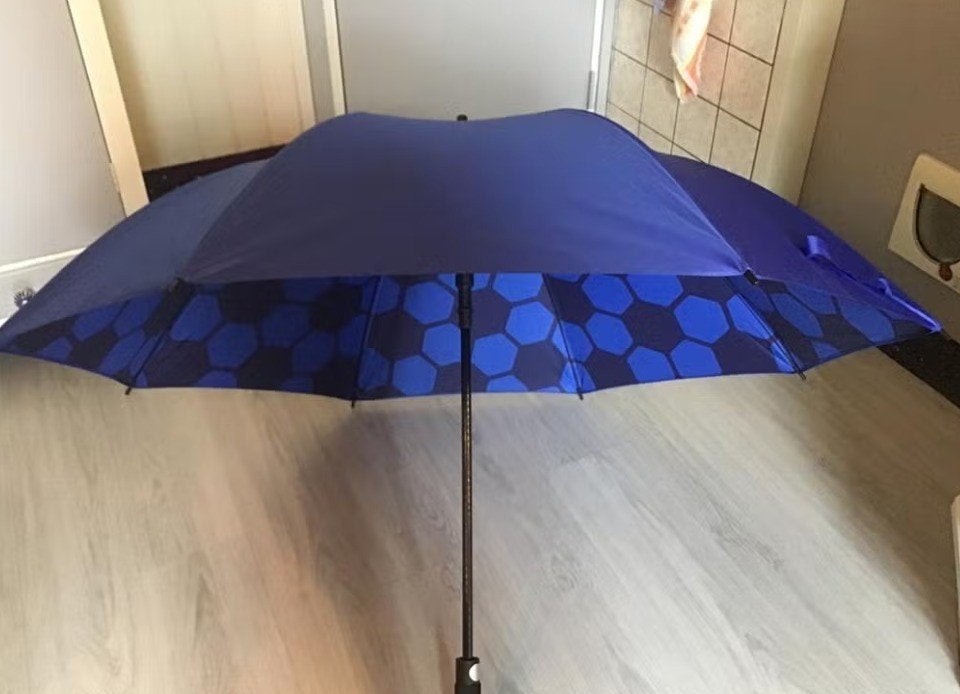 Nieuwe eredivisie paraplu groot model van de Vriendenloterij, Ophalen, Nieuw, Blauw