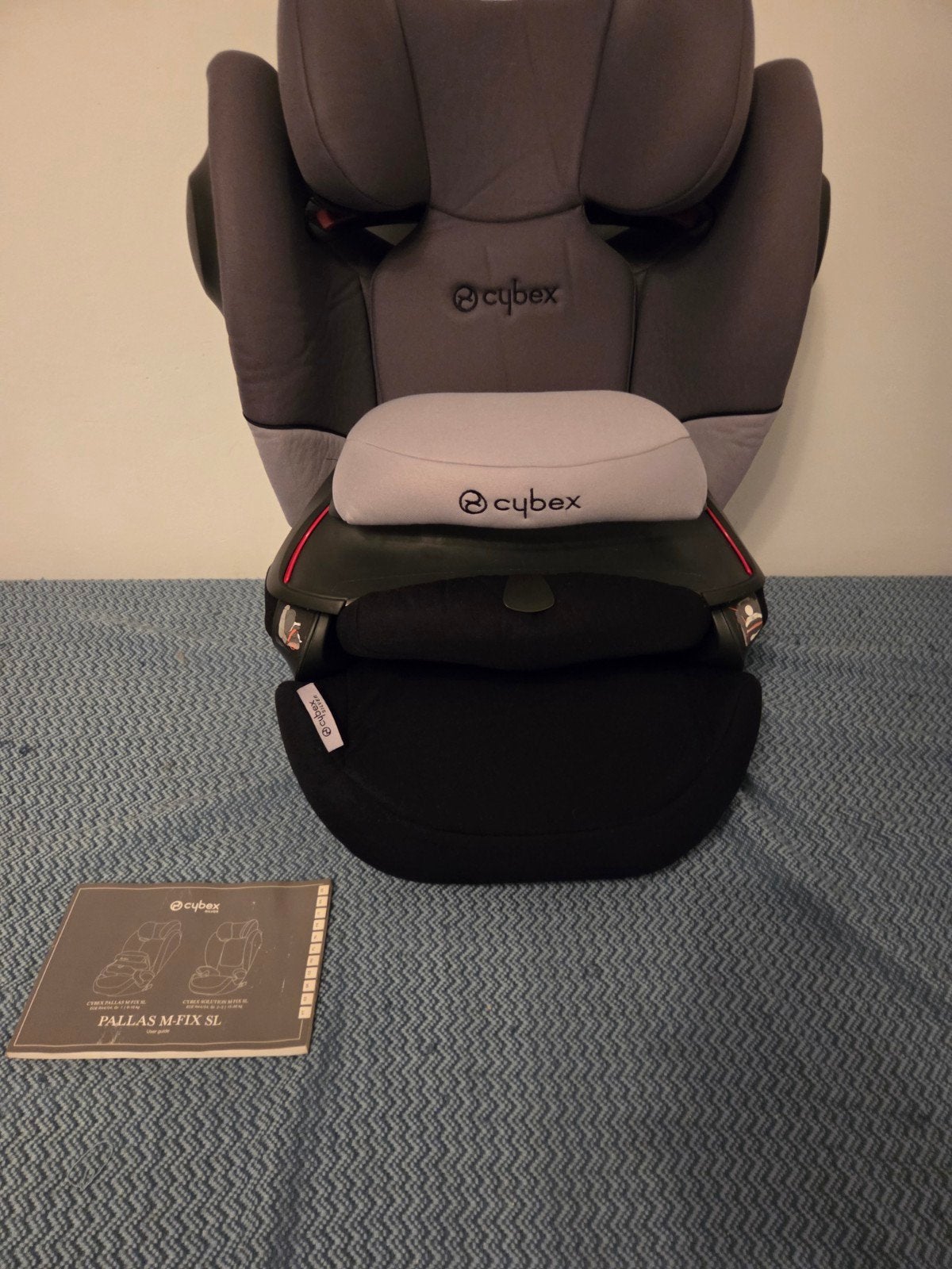 Cybex Pallas M-Fix SL Autostoel Zilver (9-36 kg), Gebruikt, Verstelbare rugleuning, 9 t/m 36 kg, Isofix