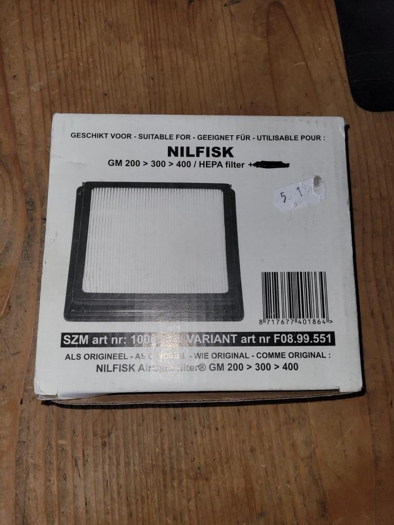 Nilfisk hepa filter, Witgoed en Apparatuur, Ophalen