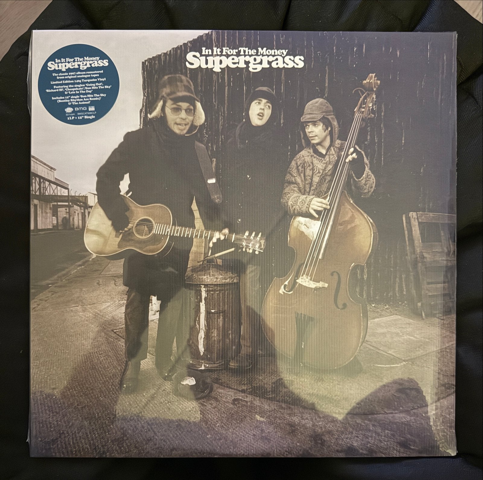 Supergrass - In It For The Money (Limited Edition Turquoise, LP, Pop, Colored vinyl, Ophalen of Verzenden