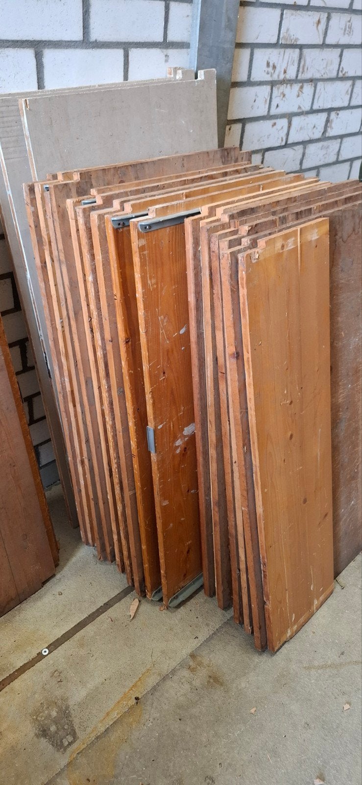 oude kast planken, Doe-het-zelf en Verbouw, Hout en Planken, Ophalen, Grenen