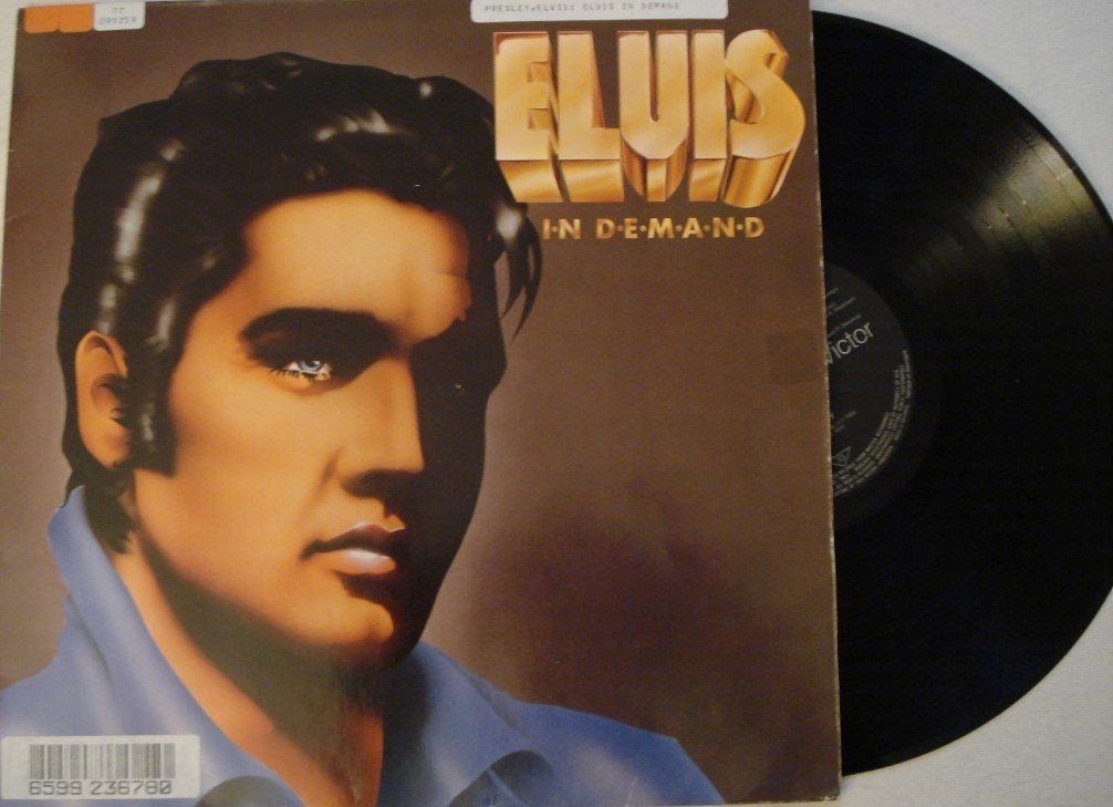 Elvis Presley - Elvis in demand, Cd's en Dvd's, Vinyl | Rock, LP, Gebruikt, Ophalen of Verzenden, 12 inch