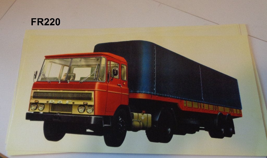 daf 2600 tekening, Ophalen of Verzenden, 1960 tot 1980, Zo goed als nieuw, Overige onderwerpen