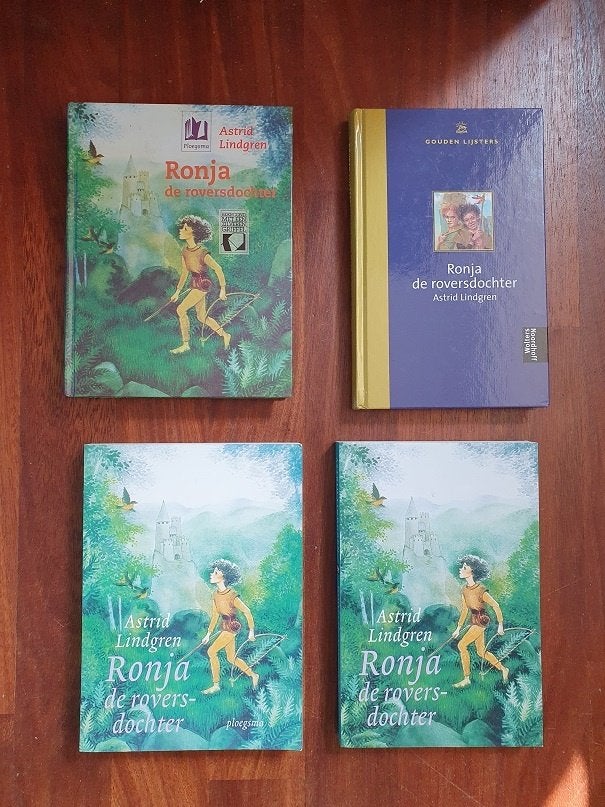 RONJA   DE  ROVERSDOCHTER   van  Astrid  Lindgren, Ophalen of Verzenden, Zo goed als nieuw