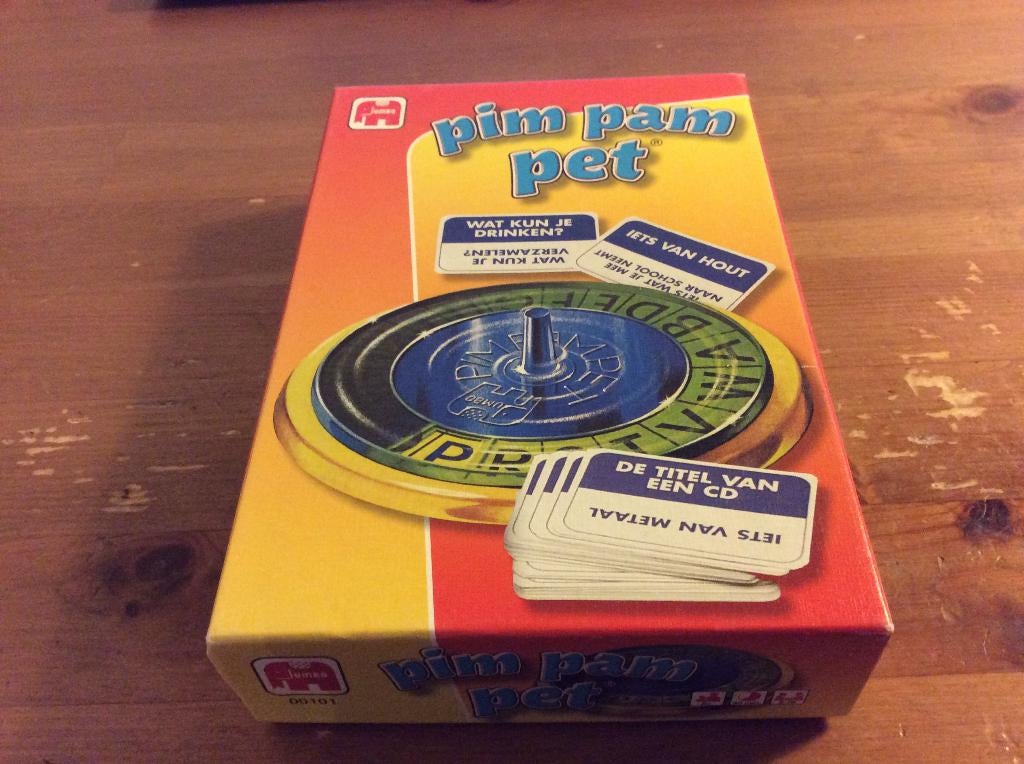 Pim Pam Pet. vintage spel van Jumbo, Hobby en Vrije tijd, Gezelschapsspellen | Kaartspellen, Ophalen of Verzenden, Gebruikt, Jumbo