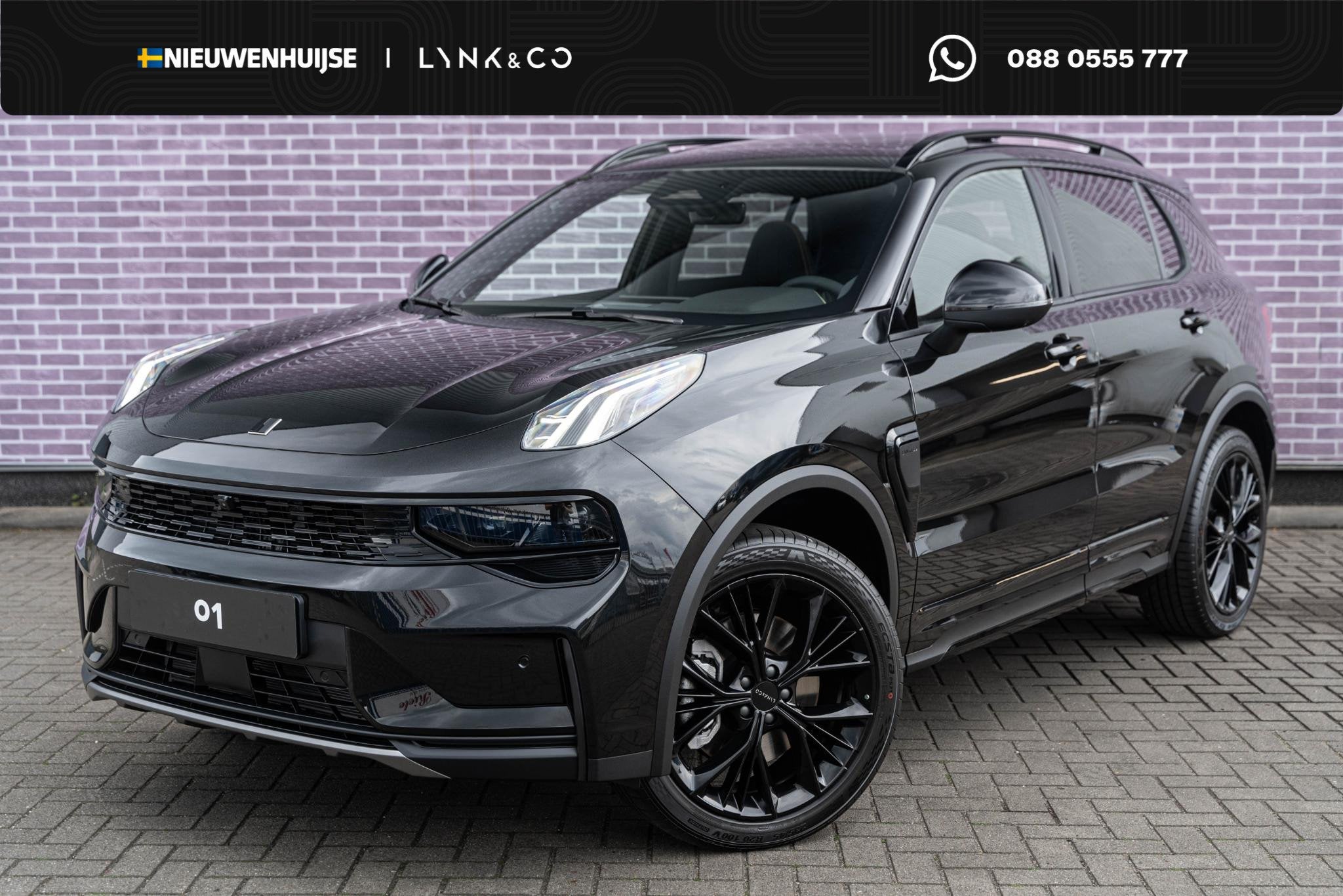 Lynk & Co 01 1.5 More | Adaptieve Cruise Control | Dodehoeka, Auto's, Euro 6, 4 cilinders, 1898 kg, Zwart