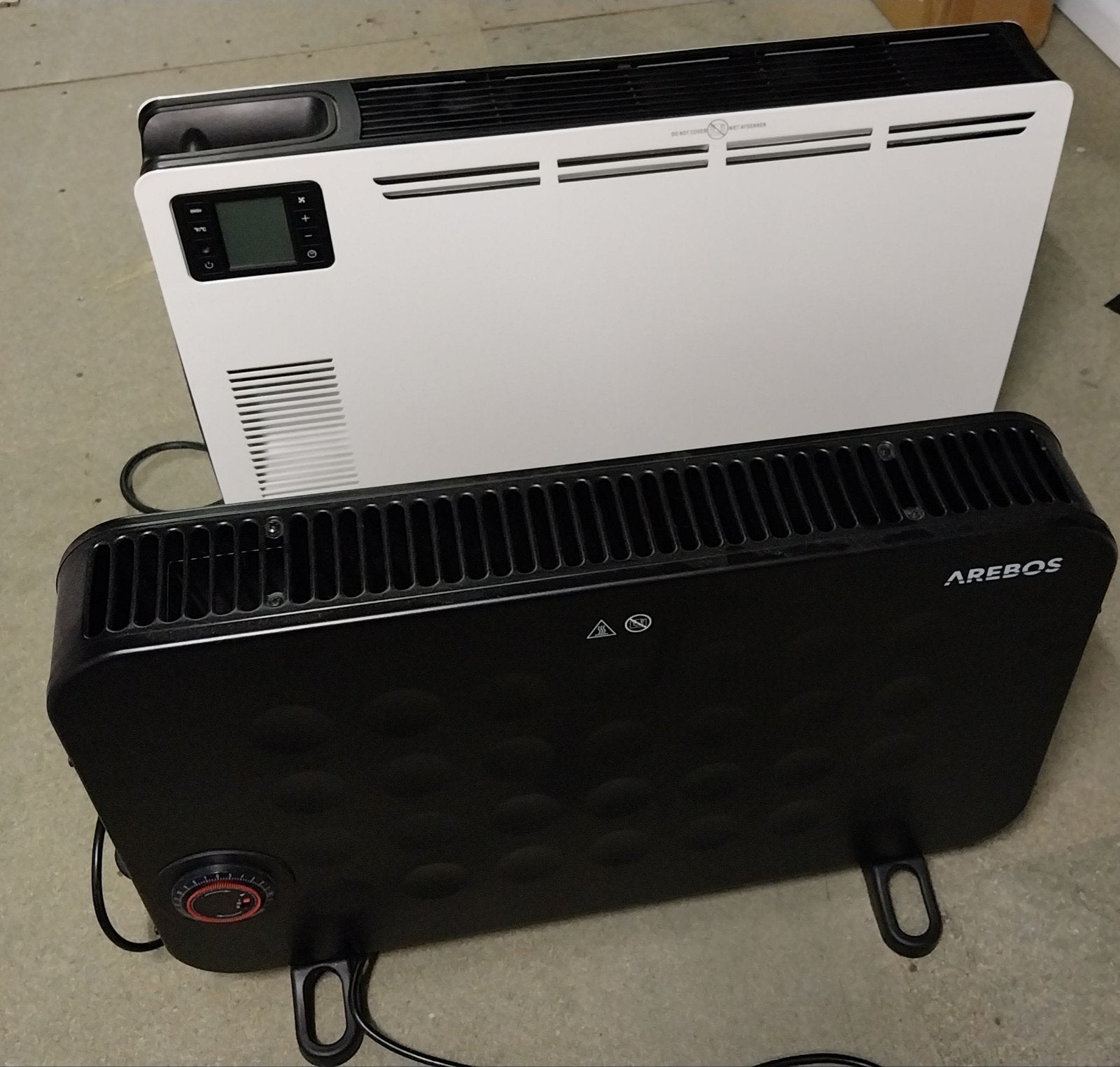 Elektrische kachels - Arebos en Eurom, Doe-het-zelf en Verbouw, Ophalen, 30 tot 80 cm, Gebruikt, Kachel