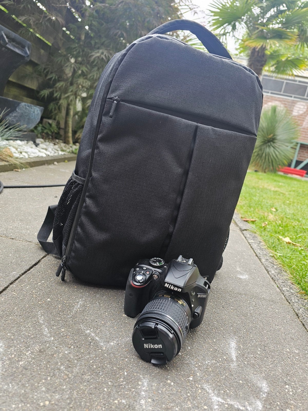 Nikon D3300 spiegelreflexcamera met lens encameratas en accu, Ophalen, Gebruikt, Spiegelreflex, Cameratas