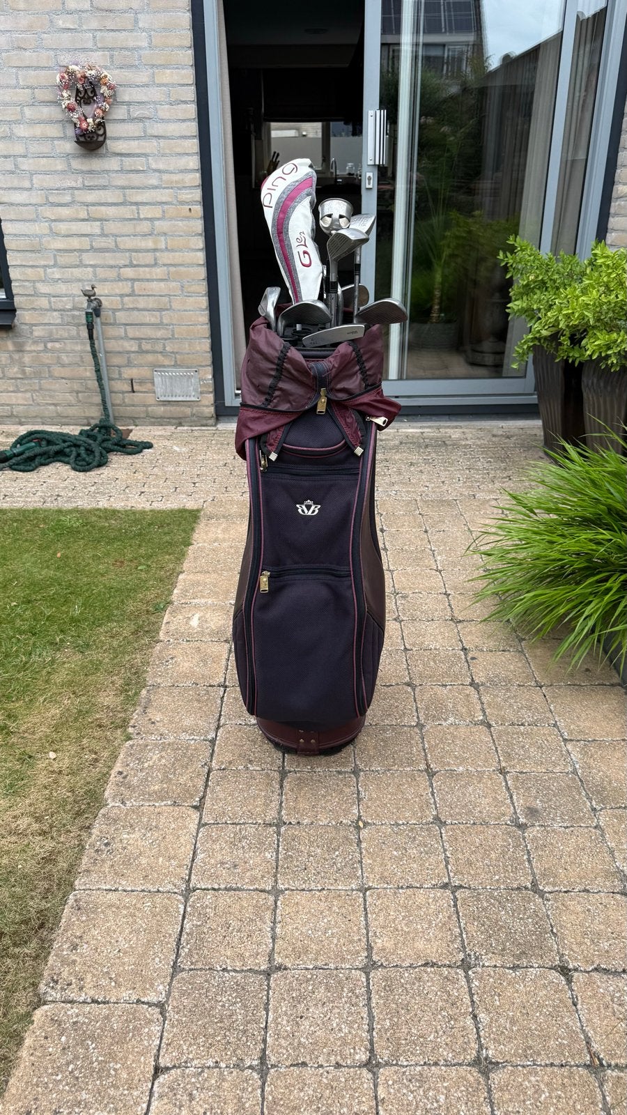 Complete golfset met tas en diverse clubs, Sport en Fitness, Golf, Ophalen, Gebruikt, Set, Overige merken